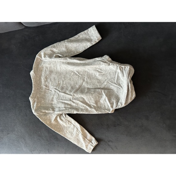 5/$10 Rise little earthling onesie/bodysuit 3-6 months grey and white - Picture 4 of 4